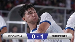 Kết quả Indonesia 0–1 Philippines: Chơi hơn người, Philippines bất ngờ vào bán kết